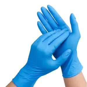 China Oil Resistance Cleanroom Nitrile Gloves , Chemical Corrosion Resistance, Low Allergenicity, Smooth Surface for sale