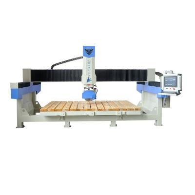 China Construction works Automatic Laser Bridge Cutting Machine With 4 Axis For Stone Granite for sale