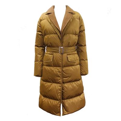 China Waterproof 2023 Autumn Winter New Arrival woolen Puffer Down Jacket Women Clothing Water repellent warm ODM coats Outdoor GRS optional for sale