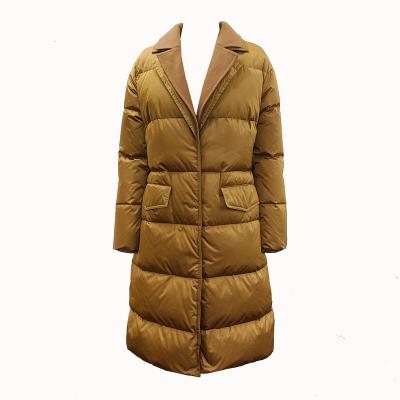 China Waterproof 2023 Autumn Winter very popular woolen Puffer Down Jacket Women Water repellent warm coats OEM ODM Outdoor GRS optional for sale
