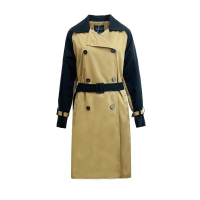 China Waterproof 2023 spring summer New Arrival double breasted Women Clothing Water repellent OEM coats Outdoor for sale