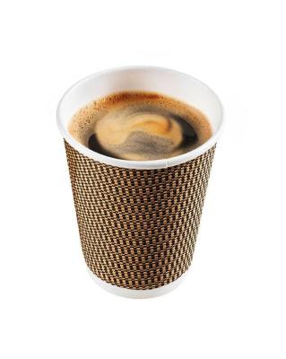 China Professional 80mm Diameter Ripple Wall Paper Cups Waterproof With OEM ODM Service for sale