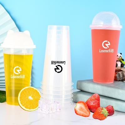 China Eco-friendly 100% reciclável PP copos de bebida fria à prova de vazamento e design durável à venda