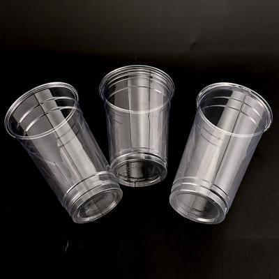 China BPA Free PET Plastic Cups For Catering Takeaway Use Plastic Cup for sale