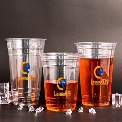 China Recyclable Pet Plastic Cups For Weddings BBQs Special Occasions for sale