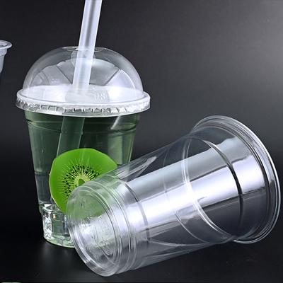China Custom Logo Pet Cold Cups Perfect For Takeaway Coffee Juice Milk Tea Drinks for sale