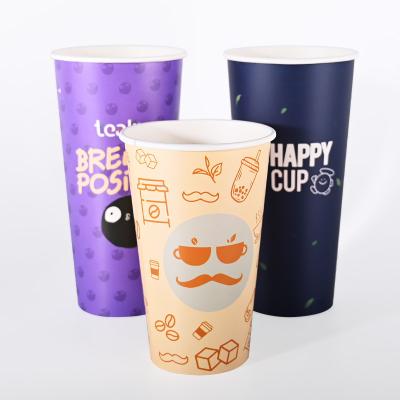 China Eco Friendly Coffee Single Wall Paper Cups For Vending Cup Machine for sale