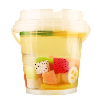 China 16oz 24oz 32oz Copas de plástico descartáveis personalizadas Copas descartáveis claras com alça à venda