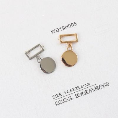 China Source Factory Fashion Manufacturer Customized Decorative Buckle Nickel Free Logo For Clothes Pants for sale