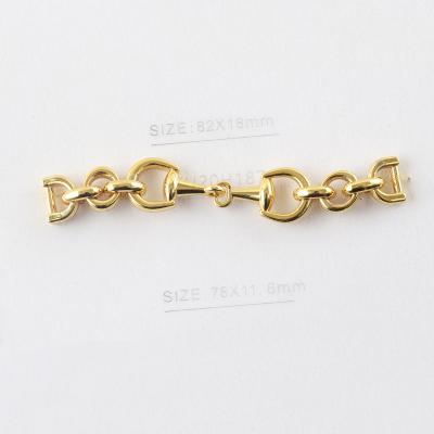 China Source Factory Fashion Manufacturer Customized Decorative Buckle Nickel Free Logo For Clothes Pants for sale