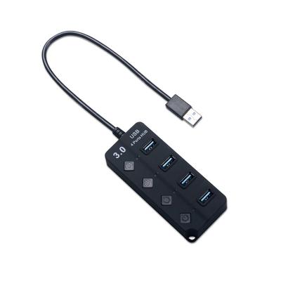 China Mobile Devices / 5Gbps 4-Port USB 3.0 High Speed Computer Charger Hub Adapter 4 In 1 Usb Hub Docking Station For Mac for sale