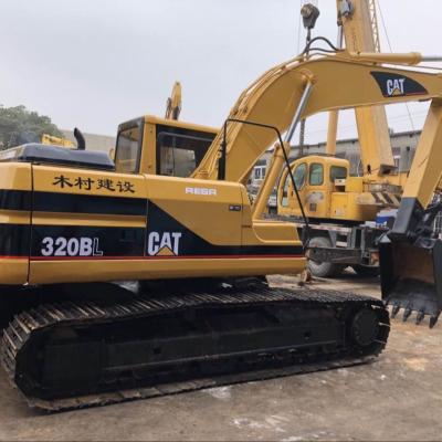 China Mining Excavator 20 Ton Second Hand Hydraulic Crawler Excavator 320B , 320BL With Low Working Hours for sale