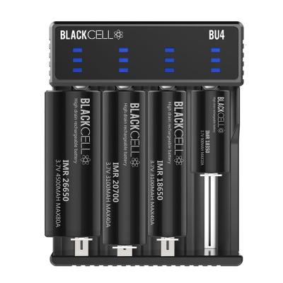 China Wholesale 4 Speed Slots USB Lithium Battery Fast Charging 18650 High Quality Charger For Universal Rechargeable Cylindrical Battery for sale