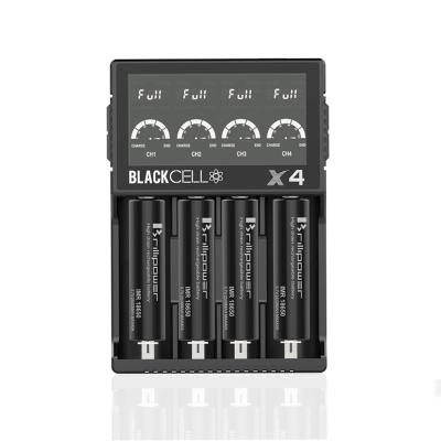 China Fast Speed Charging 4s LCD Display Fast Charging Universal Battery Charger for 18650 18400 18350 17670 17500 18340 14500 10440 20700 21700 for sale