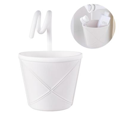 China High Quality Hanging Plastic Baskets Stocked Storage Basket Sundries Bathroom Storage for sale