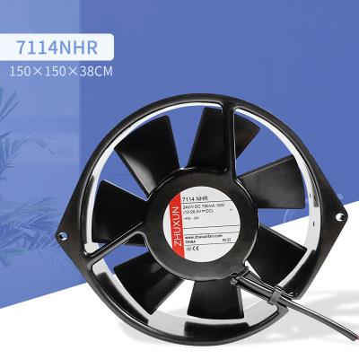China Factory DC Fan 24v 48v 200mm 22580 Industrial Axial Fan Ventilation Metal Square Frame 0-10v/pwm FREE Standing Speed Control for sale