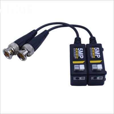 China Passive CCTV Surveillance Security System CCTV Video 1ch Price AHD TVI CVI HD BNC to RJ45 Converter Symmetrical Transformer for sale