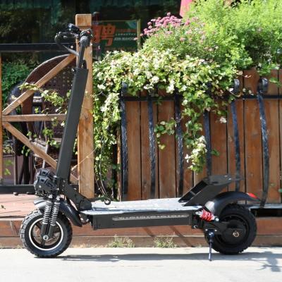 China Aluminum Alloy Electric Scooter 10inch 1200w Adults E Scooter Fold E-scooter Fast Powerful Foldable Electric Scooters 72v Double Motor for sale