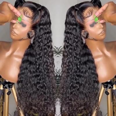 China Soft Smooth Thick Barely Shedding Peruvian 13x6 Transparent Glueless Wigs Human Hair Lace Front Raw Brazilian Hd Lace Frontal Wigs For Black Women for sale