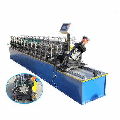 China Factory High Speed Tracking Cutting And Servo Motor C U Metal Stud And Track Roll Forming Machine With Punching And Knurling Botou for sale