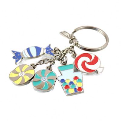 China Eco-friendly Cast Rines Nios Perro Panda Hueso 3D Mute Key Ringkey Llaveros Car Speed Keychain Emt Key Chain Llaveros Pez Mute Keys Up Ring Tags for sale