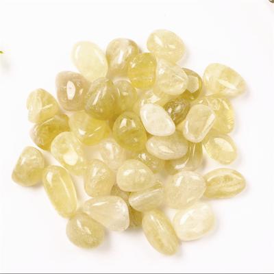 China China Wholesale Natural quartz Spiritual polished citrine crystal bulk tumbled stones for Home Decoration for sale