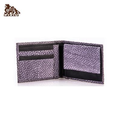 China RFID Quality Snakeskin Wallet Real Snake Wallet Python Leather Wallet for sale