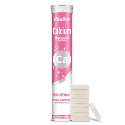 Chine La vitamine effervescente D3 de VD 400iu 200mg marque sur tablette l'absorption pétillante de calcium à vendre