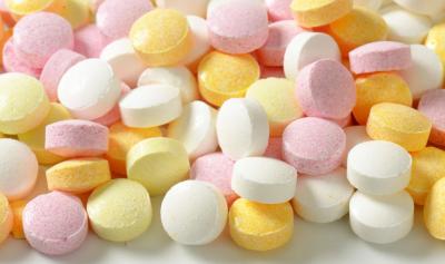 Chine Comprimé à mâcher de forme ronde de vitamine D d'acide l-ascorbique de vitamine D de vitamine C 500mg à vendre