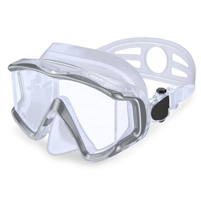 China New Arrival Anti Fog Full Face Mask Scuba Bottom Waterproof Scuba Frameless Diving Mask Wide View For Scuba Diving for sale