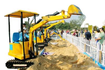 China Hot Sale Coin Operated Kids Games Tower Crane Amusement Park Equipment Mini Excavator Rubber Circle Mats 3M*0.95M*1.7M for sale