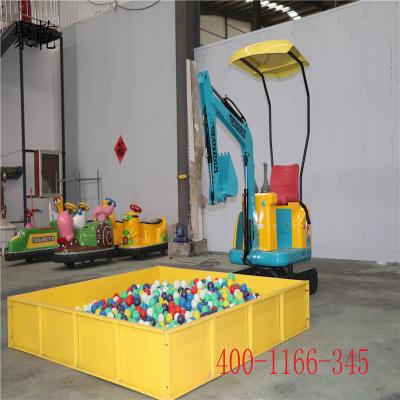 China New Hot Selling Popular Mini Bowling Billiard Machine Amusement Park Kids Excavator For Children Rubber Circle Mats 3M*0.95M*1.7M for sale