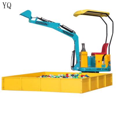China Children's Playground Electric Coin Digger Excavator Toys Hot Products 3.2M*0.95M*1.85M for sale