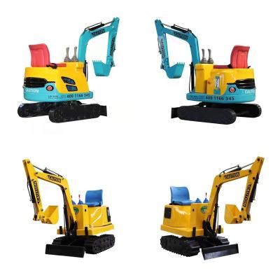 China 220V Children's Mini Electric Hydraulic Excavator Beach Outdoor Toys for sale