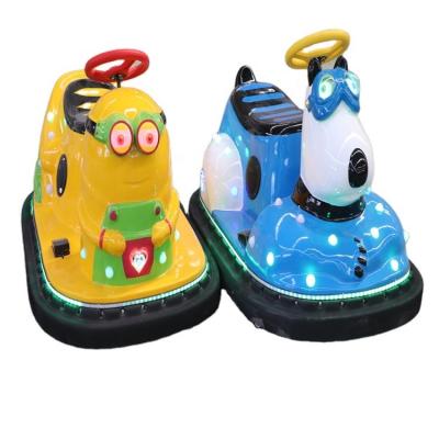China High Density Resin Reinforced Square Bumper Car Glass Children's Playground Light Bumper Car Toys for sale