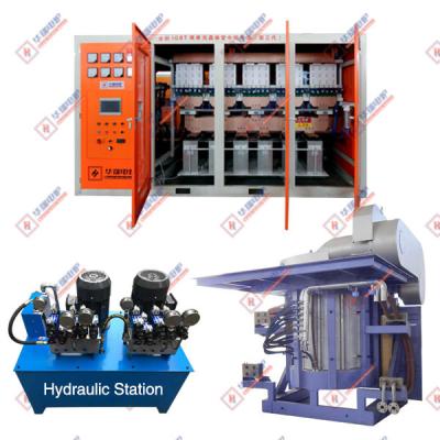 Chine Forneau de fusion électrique à fréquence moyenne pour applications de fusion industrielle à vendre