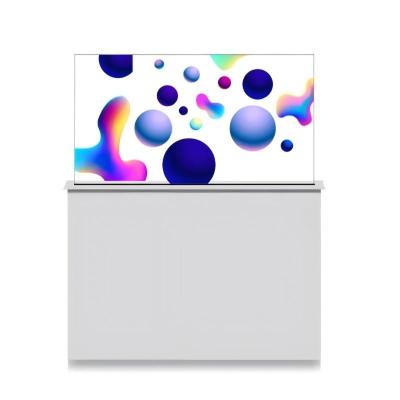 China Commerciële Intelligente Indoor Transparency OLED Advertising Display Player Verticaal voor theaters Museum Te koop