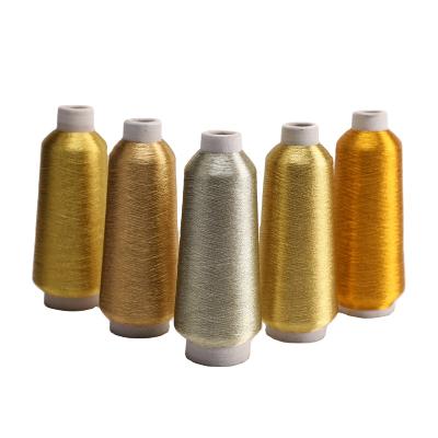 China Anti-UV Factory Supply L Type 150D 4200M Gold Silver Series L Type Japanese Polyester Metallic Yarn Lurex Thread For Crochet for sale