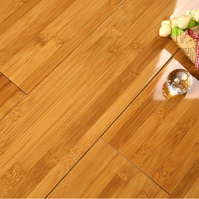 China Vertical Bamboo Laminated Flooring Carbonized Color Solid Flooring Indoor for sale