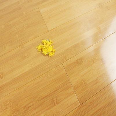 China Eco Friendly Solid Bamboo Flooring Horizontal High Gloss Waterproof Laminate Carbonized for sale