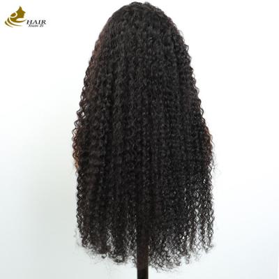 China Wholesale Transparent 13X4 Lace Front Kinky Curl Brazilian Virgin Human Hair Wig for sale