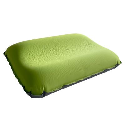China 30D Laminated Polyester Coated TPU Glamping 3D Outdoor Foam Sleep Curved Comfortable Pillow for sale