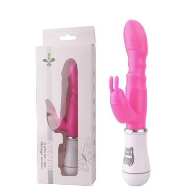 China 2017 12 Speed Mode Female Vibrator Rabbit Dildos For Women Masturbation Vibrator For Female for sale