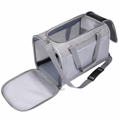 China 2021 New Cat Viable Portable Breathable One-Shoulder Bag Foldable Pet Backpack Dog Out Bag Messenger Pet Bag for sale