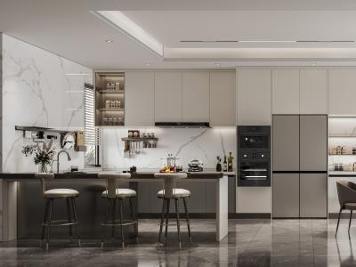 China Fadior Complete Residential Stainless Steel Kitchen Cabinets With Beige Finish for sale