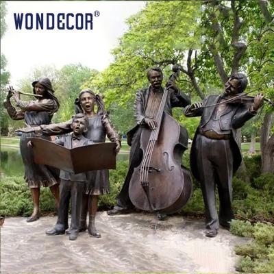 China Outdoor Bronze Large Realistic Life Size Letter Sculpture for sale