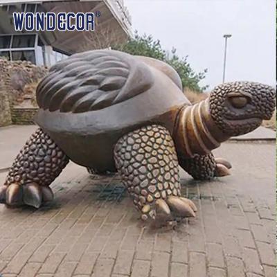 China 120cm Outdoor Bronze Sea Turtle Sculpture Perfect For Theme Park Display for sale