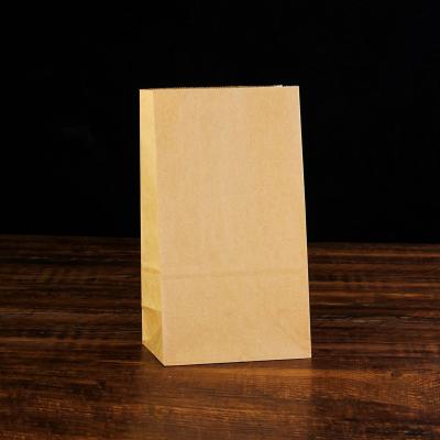 China OEM Customized Brown Kraft Paper Gift Bags Biscuit Candy Packaging for sale