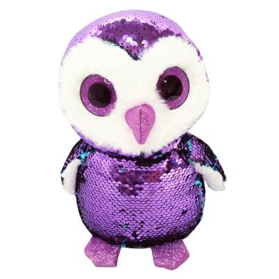 China High Quality Custom Promotion Hot Selling Plush Toy Animal Flying Hand Puppet Birds Owen Stuffed Toy for sale