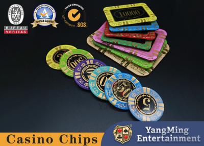 Chine Modèle acrylique d'impression d'écran de Crystal Casino Poker Chips With à vendre